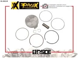 PROX 01.2412.B KIT PISTONE YZ 250 F 12-13 D. 76.96 MM FORGIATO