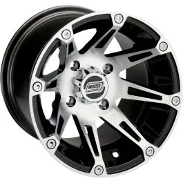 MOOSE RACING 387MOL148110BW4 WHEEL 387 X 14X8 BOLT PATTERN 4/110 OFFSET R3