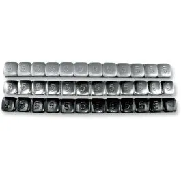 K&L SUPPLY 32-8124 K&L-SUPPLY WEEL WEIGHTS STICK ON 0 25OZ BLACK 360 PIECES