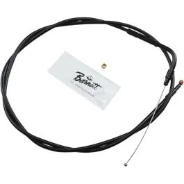 BARNETT 131-30-30018-06 THROTTLE CABLE STEALTH-BLACK-ON-BLACK OVERSIZE +6'(152MM)