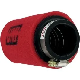 UNI FILTER UP-6182ST CLAMP-ON TWO STAGE POD FILTER STRAIGHT RED/BLACK
