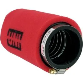 UNI FILTER UP-6245ST CLAMP-ON TWO STAGE POD FILTER STRAIGHT RED/BLACK