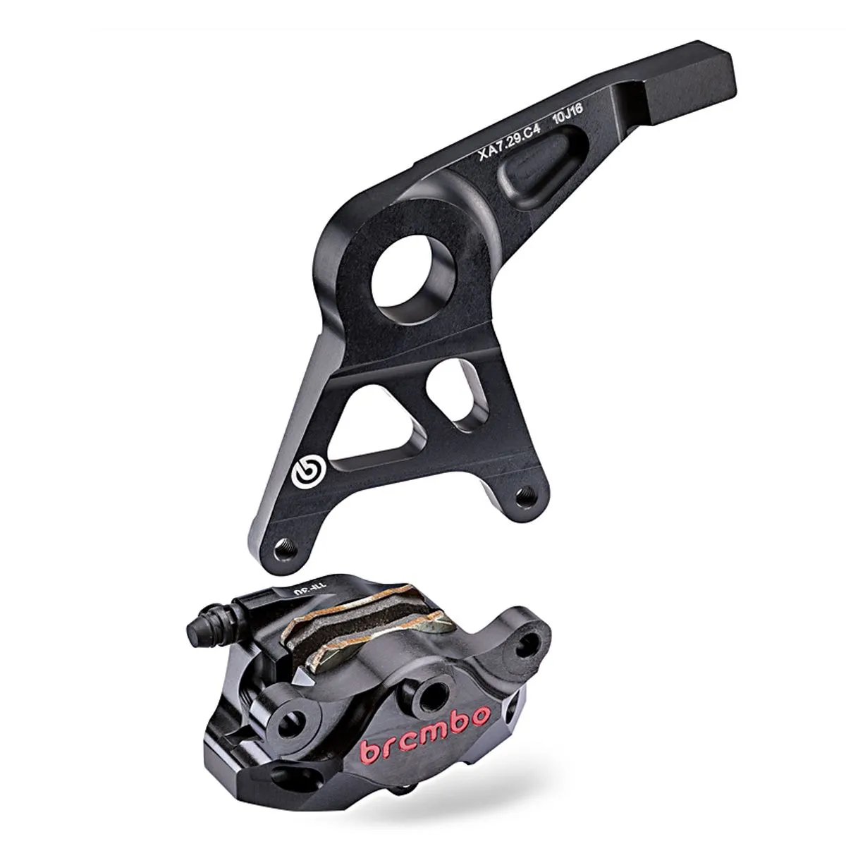 Pinza Posteriore Freno Brembo Racing P2 34 Cnc Ssport Pastiglie Staffa Yamaha-120A44114-109590