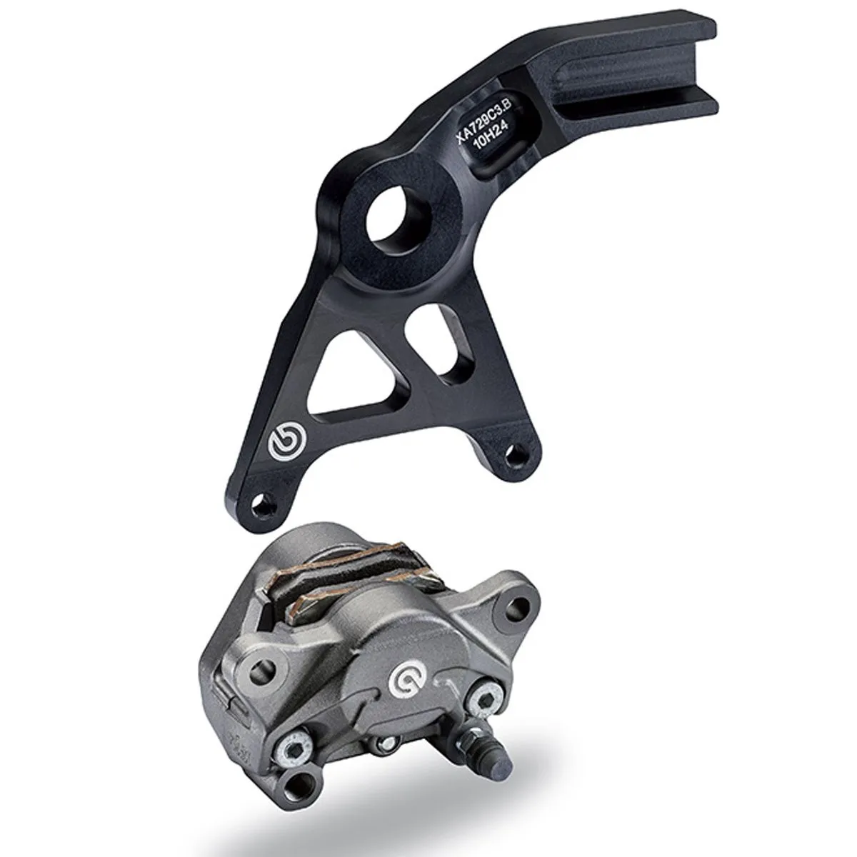 Pinza Posteriore Freno Brembo Racing P2 34 Sport Fusa Pastiglie E Staffa Suzuki2-120B27816-109609