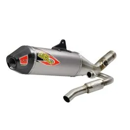 PRO CIRCUIT 0141925H EXHAUST SYSTEM T-6 EURO STAINLESS WITH TITANIUM CANISTERS & CARBON END CAP