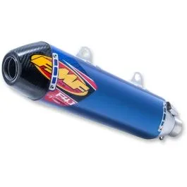 FMF 045586 FACTORY 4.1 RCT SLIP-ON MUFFLER TITANIUM & CARBON BLUE ANODIZED KTM