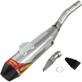 FMF 044443 MUFFLER FACTORY 4.1 RCT STAINLESS SL (SLIP-ON) W/ CARBON END CAP