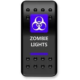 MOOSE RACING MOOSE ZMB-PWR SWITCH ROCKER ZOMBIE LGHT
