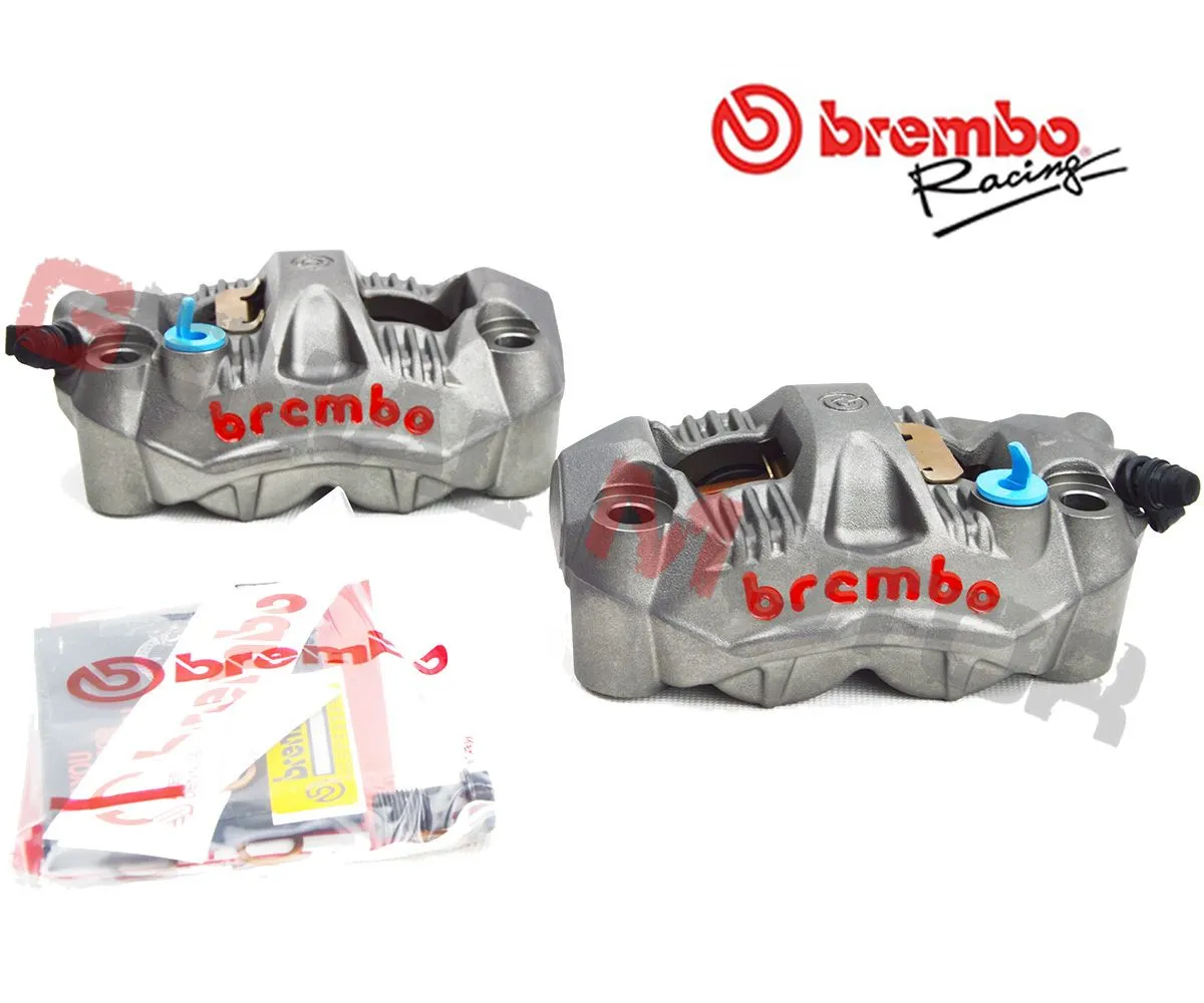 Kit Coppia Pinze Freno Radiali Brembo Racing Gp4-rs Sx Dx Monoblocco 108 Mm Past-220C78310-109565