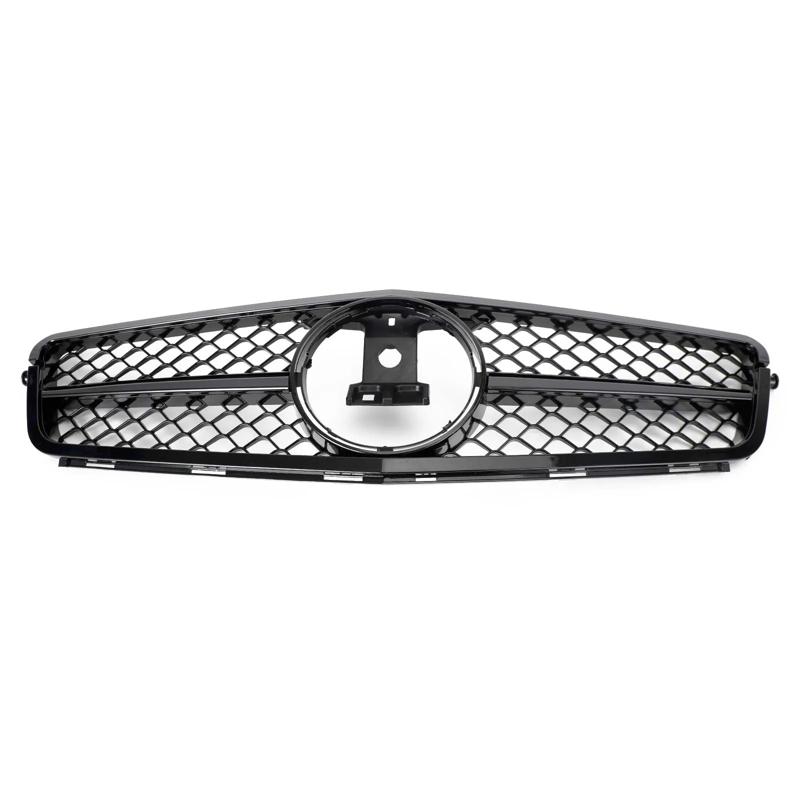 Front Bumper Grille Grill Pour C-Class Benz W204 C300 C350 2008-2014 w/LED