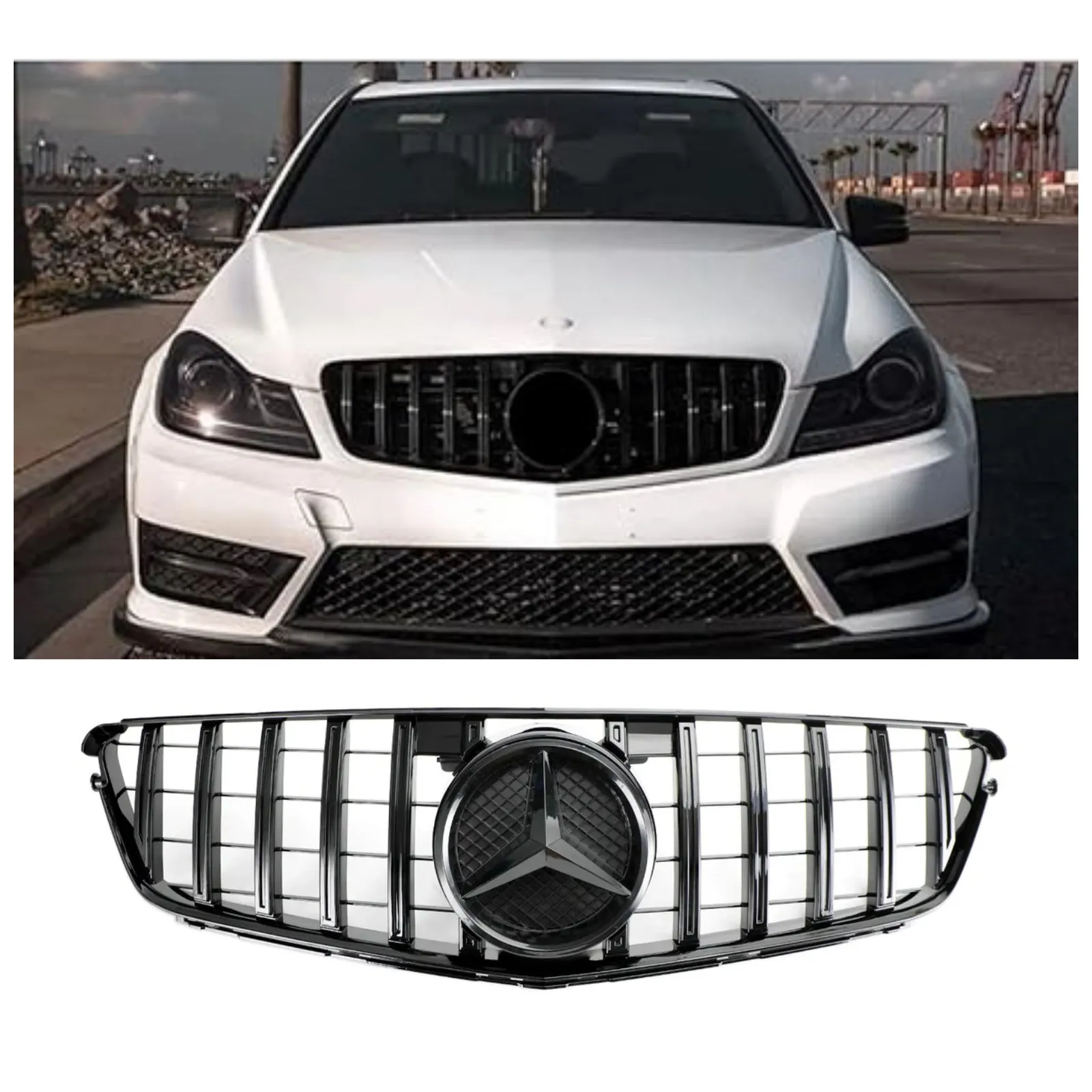 Grille avant pour W204 Classe C 2008-2014