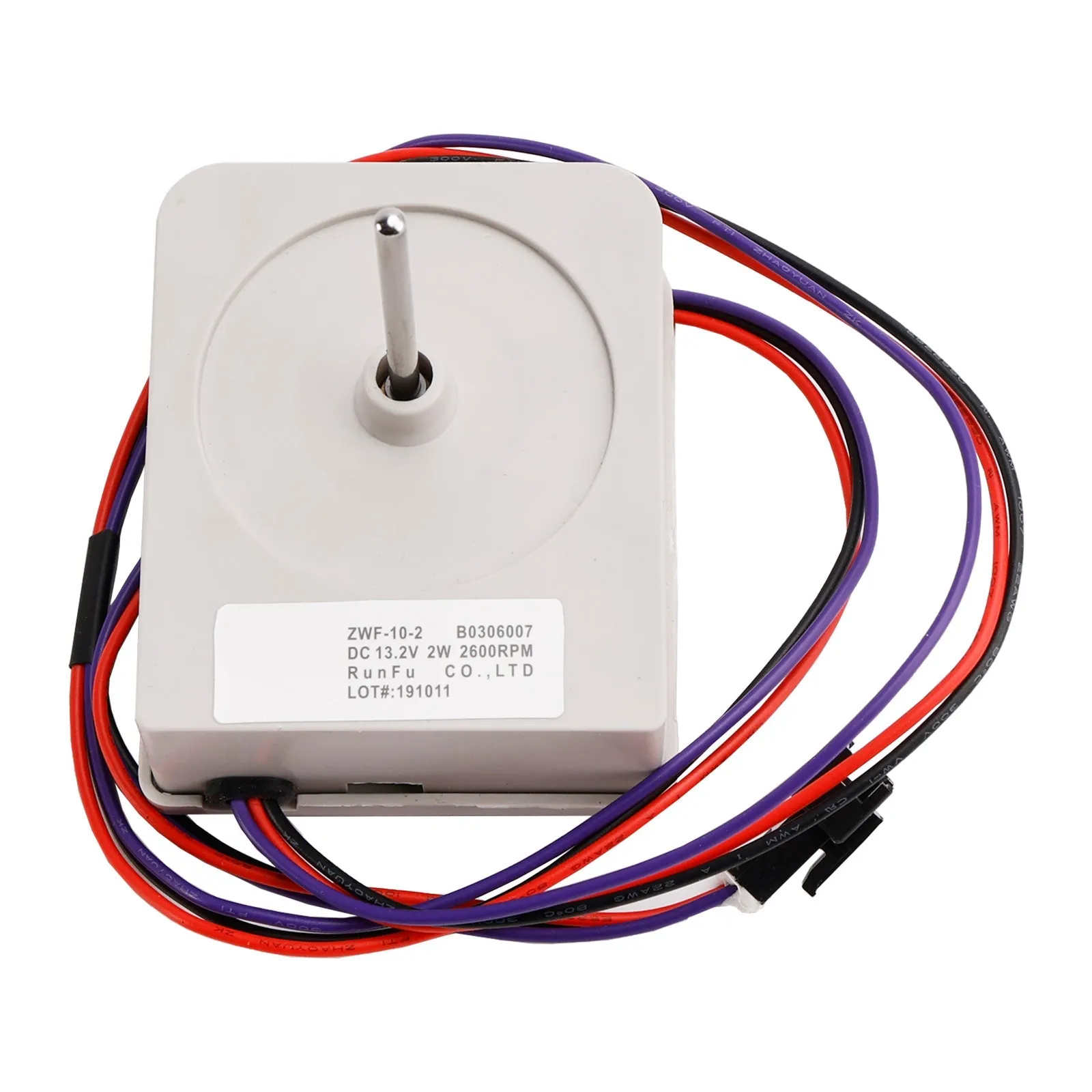 Moteur de ventilateur d'évaporateur ZWF-10-2 B03081032 pour double porte MeiLing & Ronshen