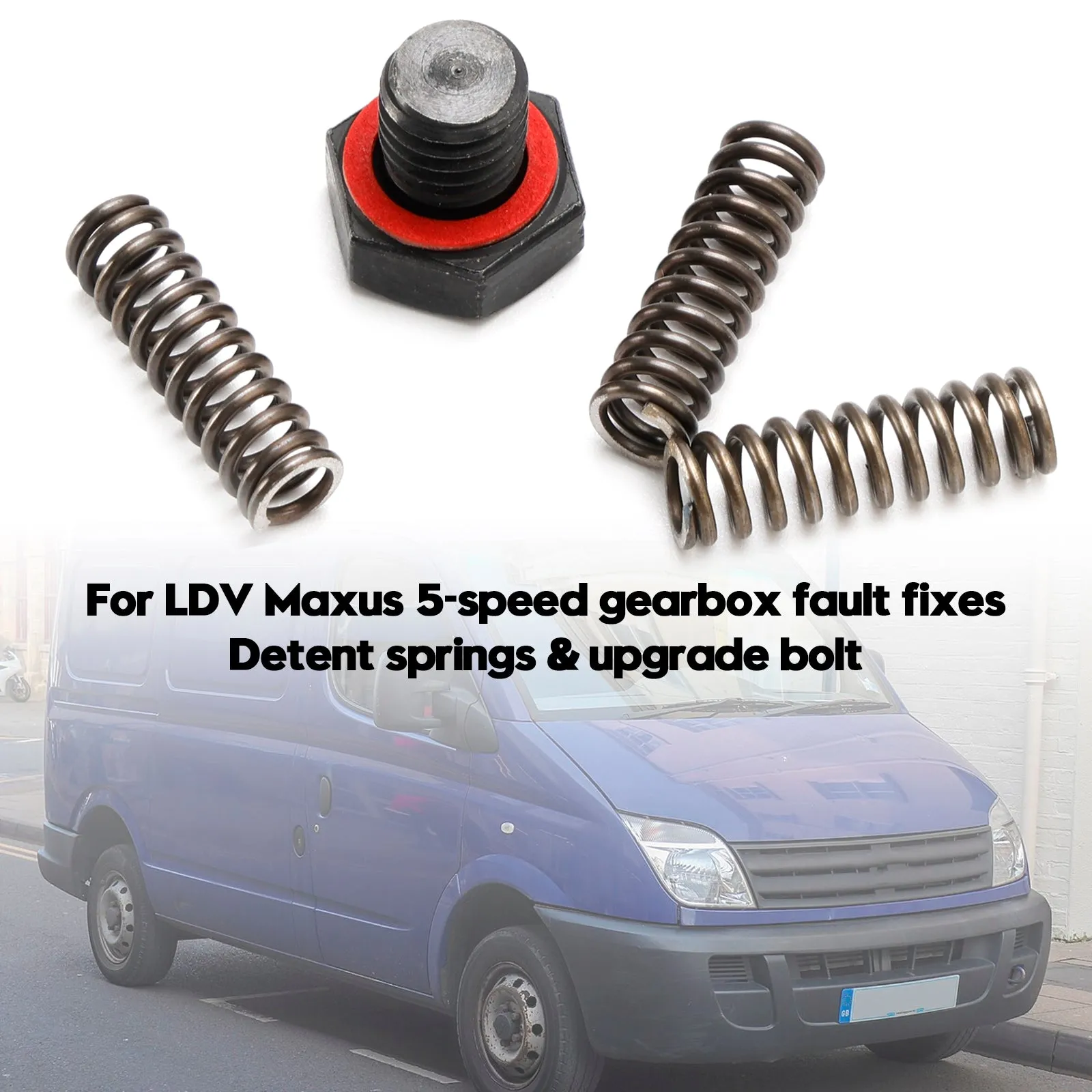 Ressorts de détente et boulon de mise à niveau pour les correctifs de défauts de la boîte de vitesses à 5 vitesses LDV Maxus