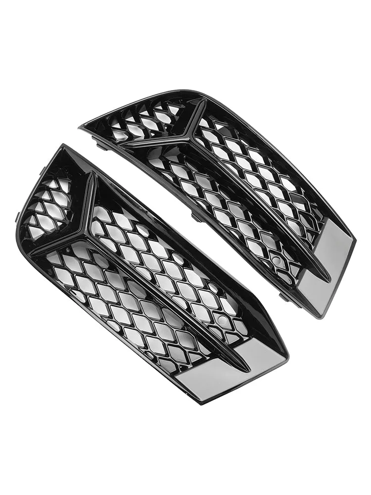 Garniture de cadre de lampe de couverture de phare antibrouillard de calandre de pare-chocs avant d'Audi A3 2017-2020