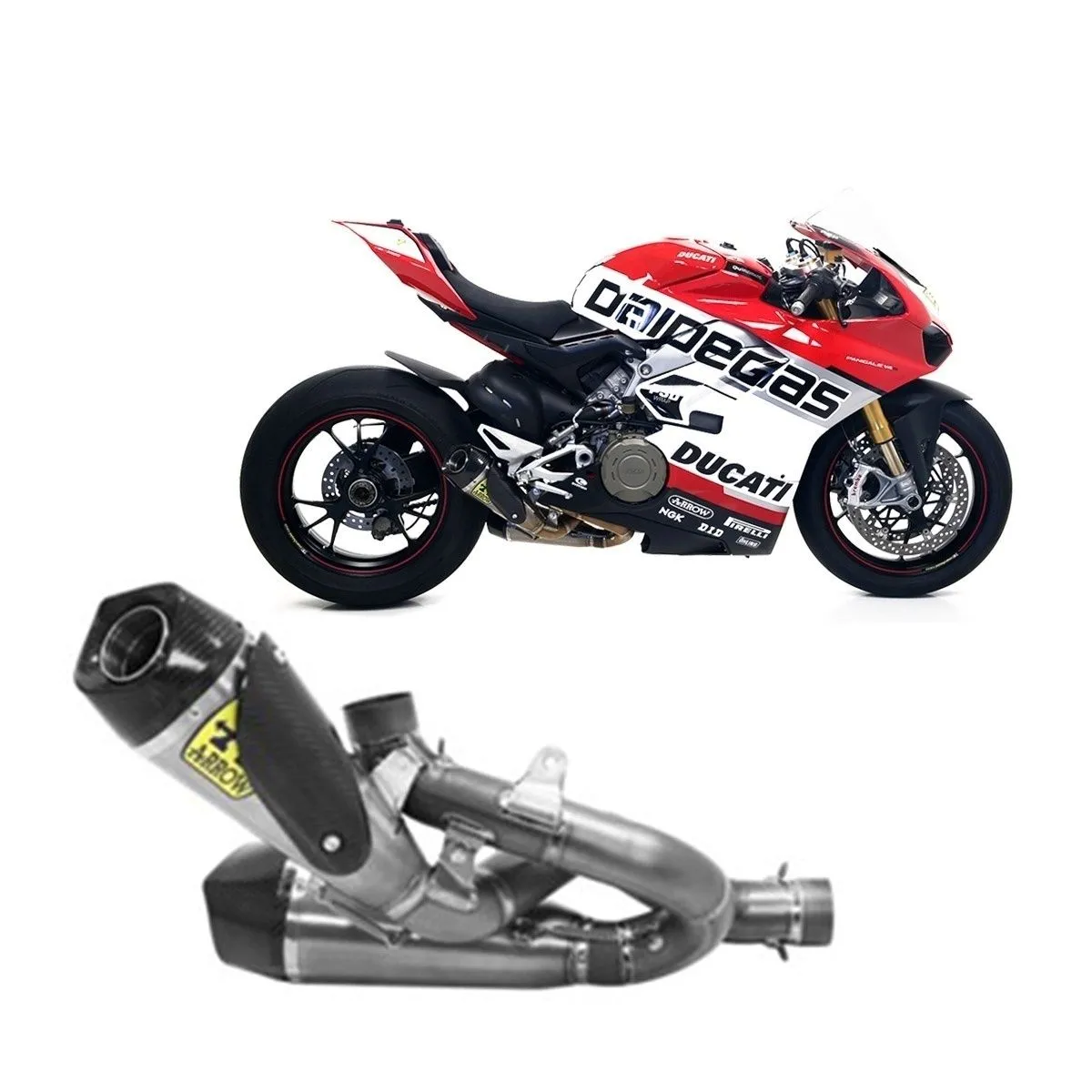 Kit Completo Works Titanio Racing Arrow Ducati Panigale V4 2019 > 2021-71146PK-108315