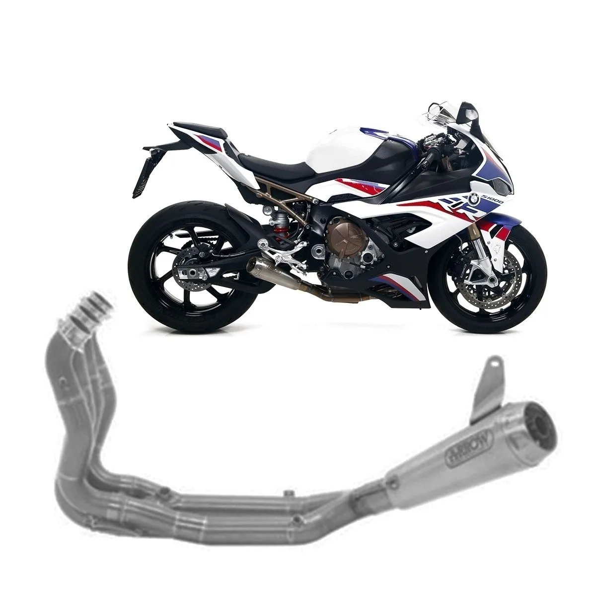 Kit Completo Arrow Competit Low Titanio Pro Race Titanio Fond Bmw S 1000 Rr 2019 > 2025-71205CP-108320