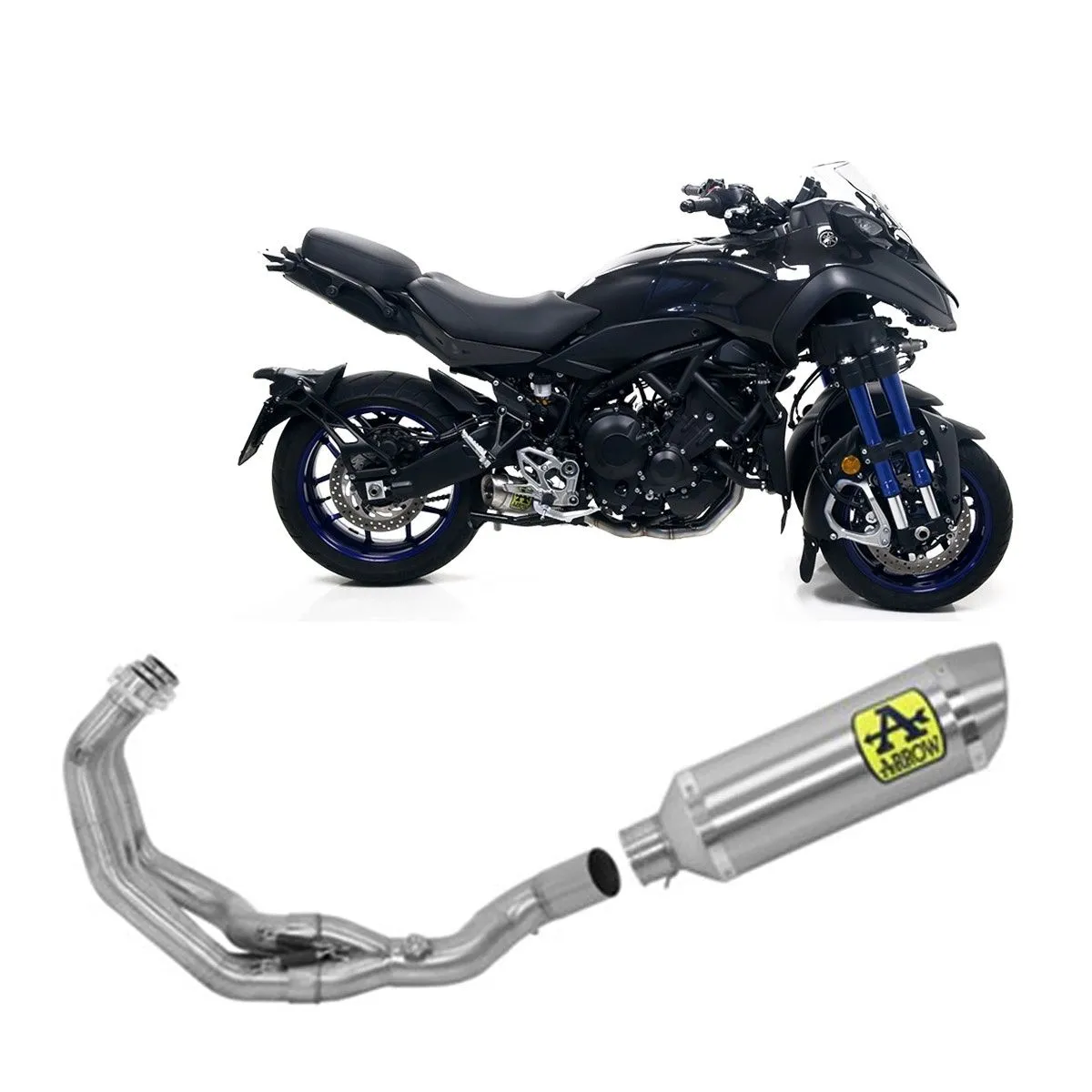 Scarico Completo Arrow Omol Titanio Thunder Fond Acciai Yamaha Mtx850 Niken 2018 > 2020-71716KZ--71900PO-108303