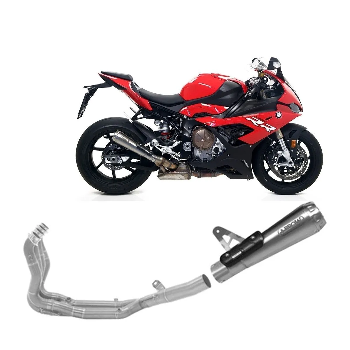 Scarico Completo Arrow Nichrom Pro Race Fondello Acciaio Bmw S 1000 Rr 2019 > 2024-71718MI--71903PRI-108329