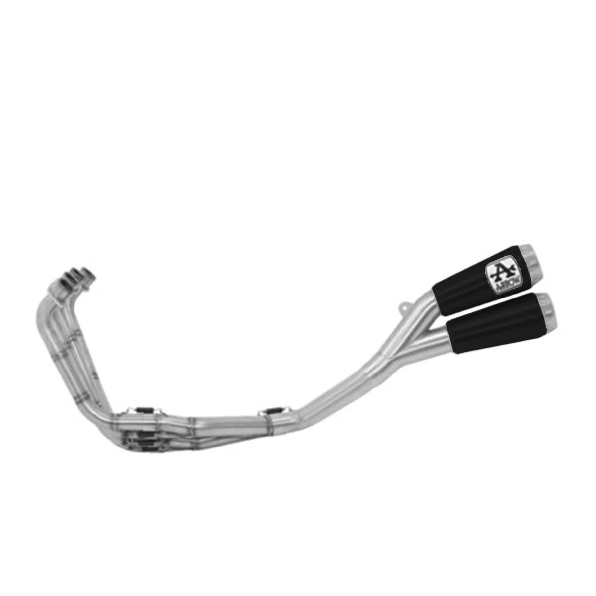 Kit Completo Arrow Kat Omol Nich Nero Pro Race Twin Fond Acc Honda Cb 650 R 2019 > 2020-71902PRNZ-108164