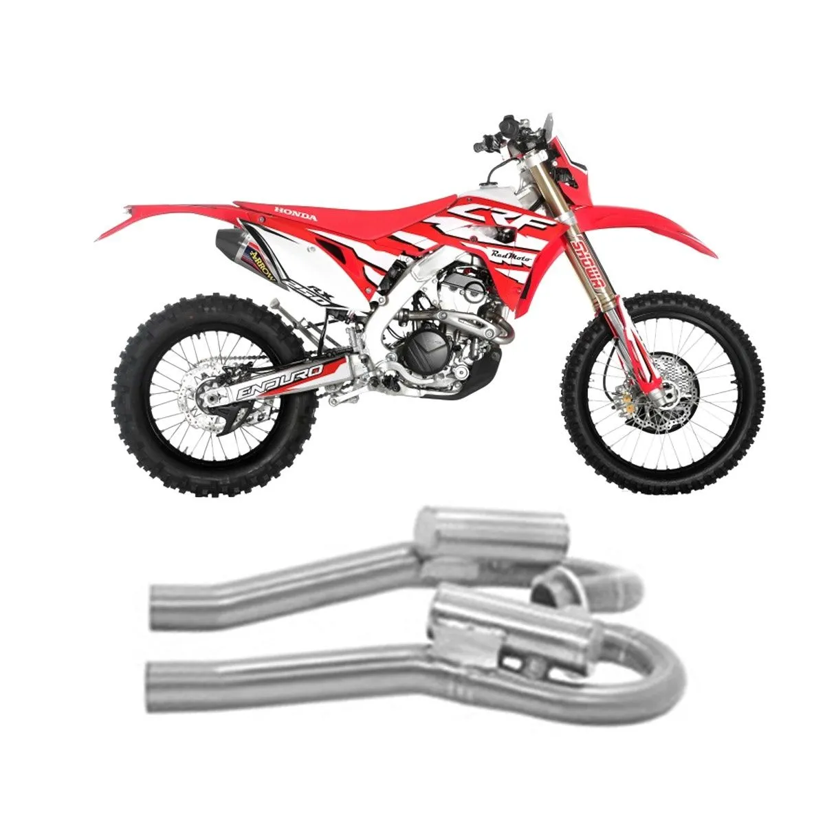 Collettore Arrow Acciaio Inox Honda Crf 250 Rx 2019 > 2020-72150PD-108196