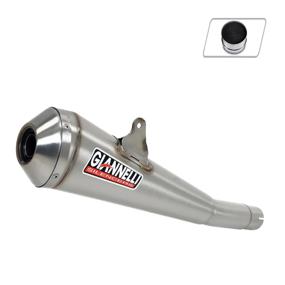 Terminale Scarico Giannelli Gx-one Nichrom + Cat Ktm Duke 125 2011 > 2016-73428GX--70508CT-107215