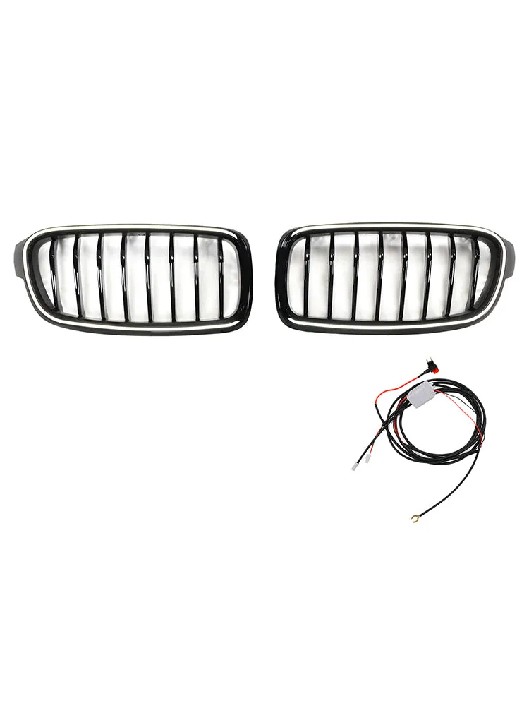 Grille de calandre avant noire brillante pour BMW Série 3 F35 2012-2019 51137263481 51137255412