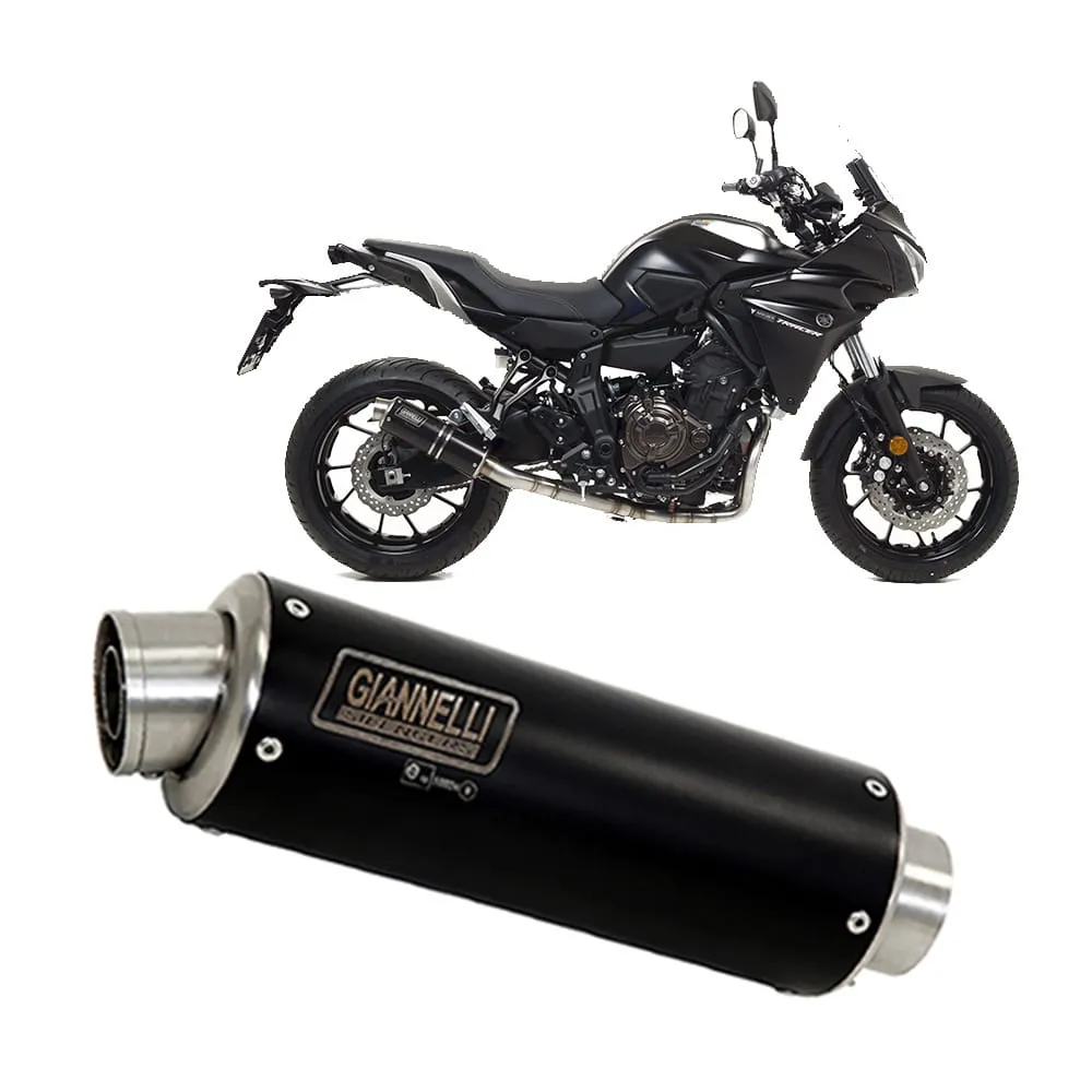 Scarico Completo Catalizz Giannelli Alto Inox Nero Yamaha Tracer 700 2016 > 2019-73527XPZ-107660
