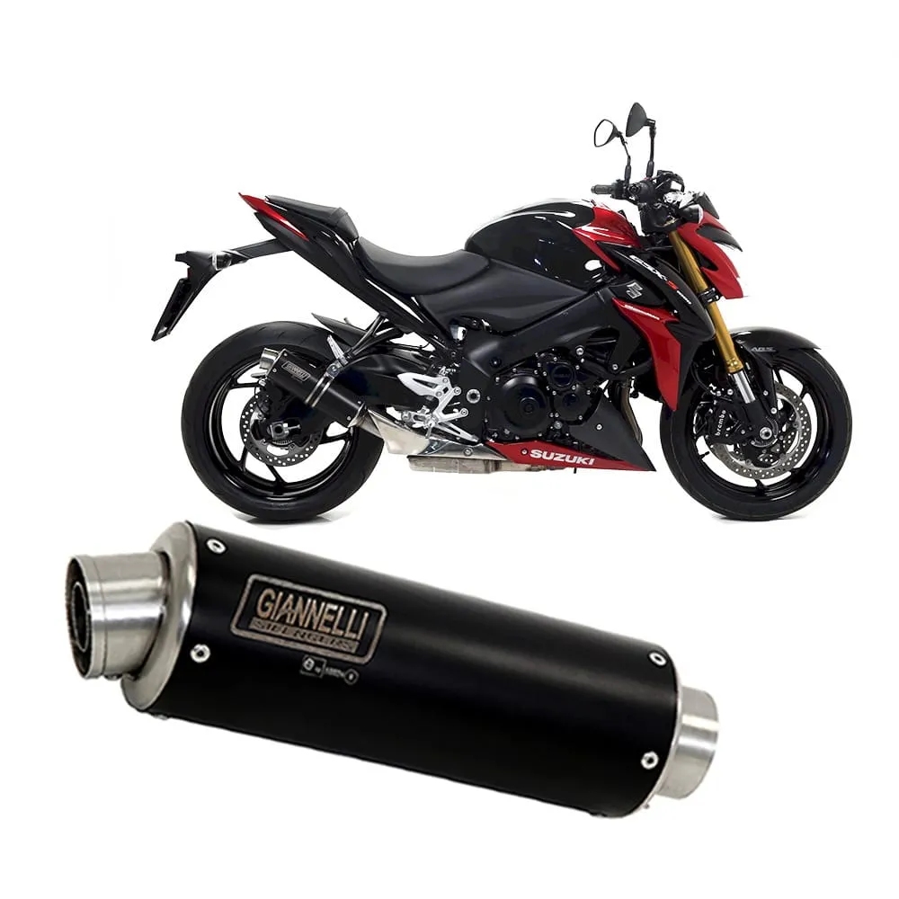 Terminale Scarico Giannelli Xpro Acciaio Inox Nero Suzuki Gsxs 1000 2015 > 2016-73550XP-107471