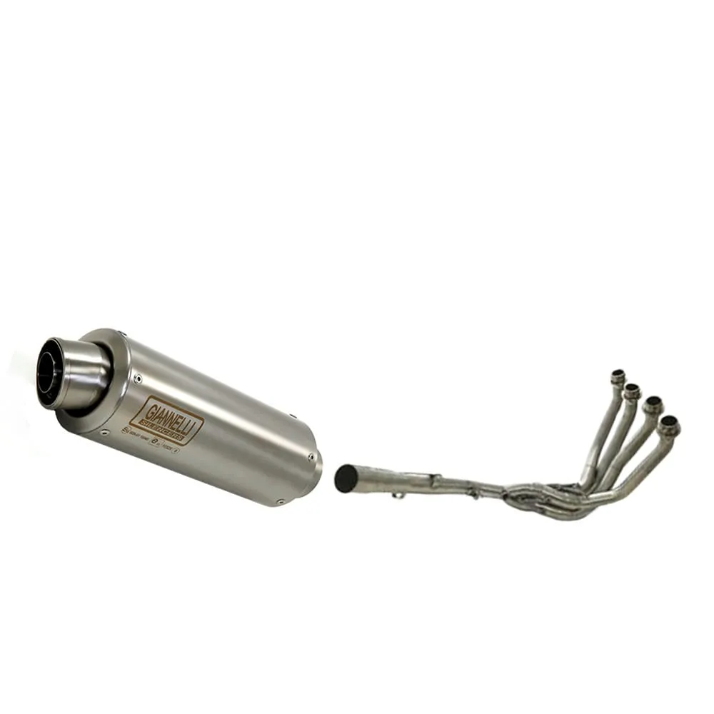 Impianto Scarico Completo No Cat Giannelli Inox Kawasaki Z 900e 70 K 2017 > 2020-73582XPI--71224IN-107202