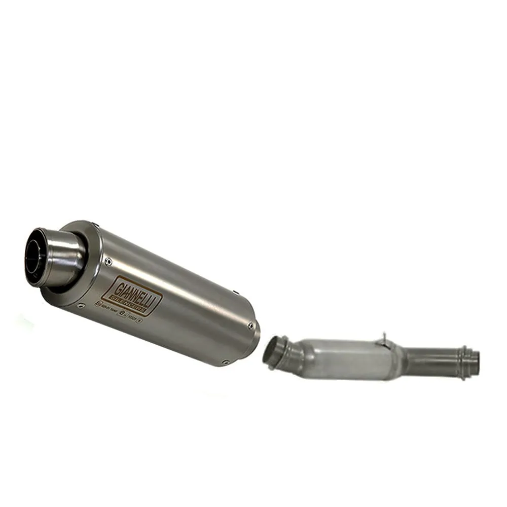 Terminale Scarico Giannelli Xpro Inox + Raccord Cat Ktm 1290 Duke Gt 2017 > 2020-73591XPI--71549CT-107331