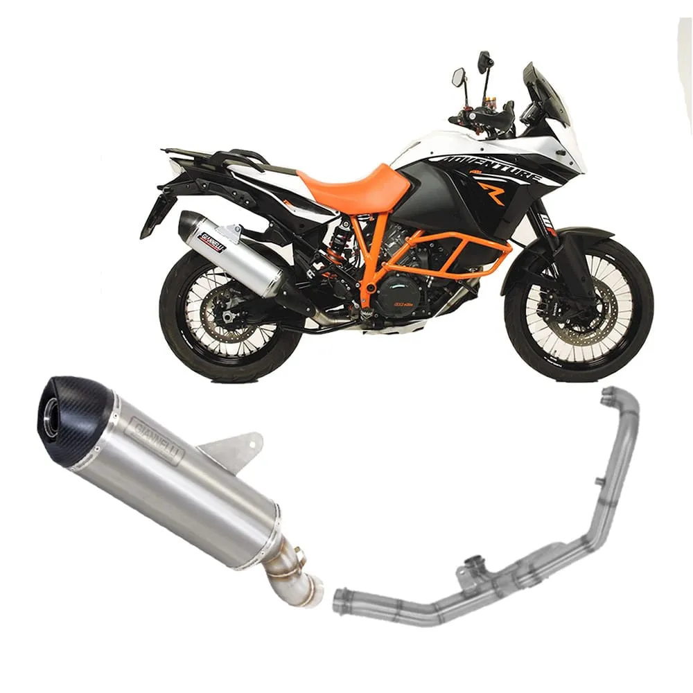 Impianto Scarico Completo No Cat Giannelli Allum Ktm 1190 Adventur R 2013 > 2016-73687A2Y--71212IN-107293