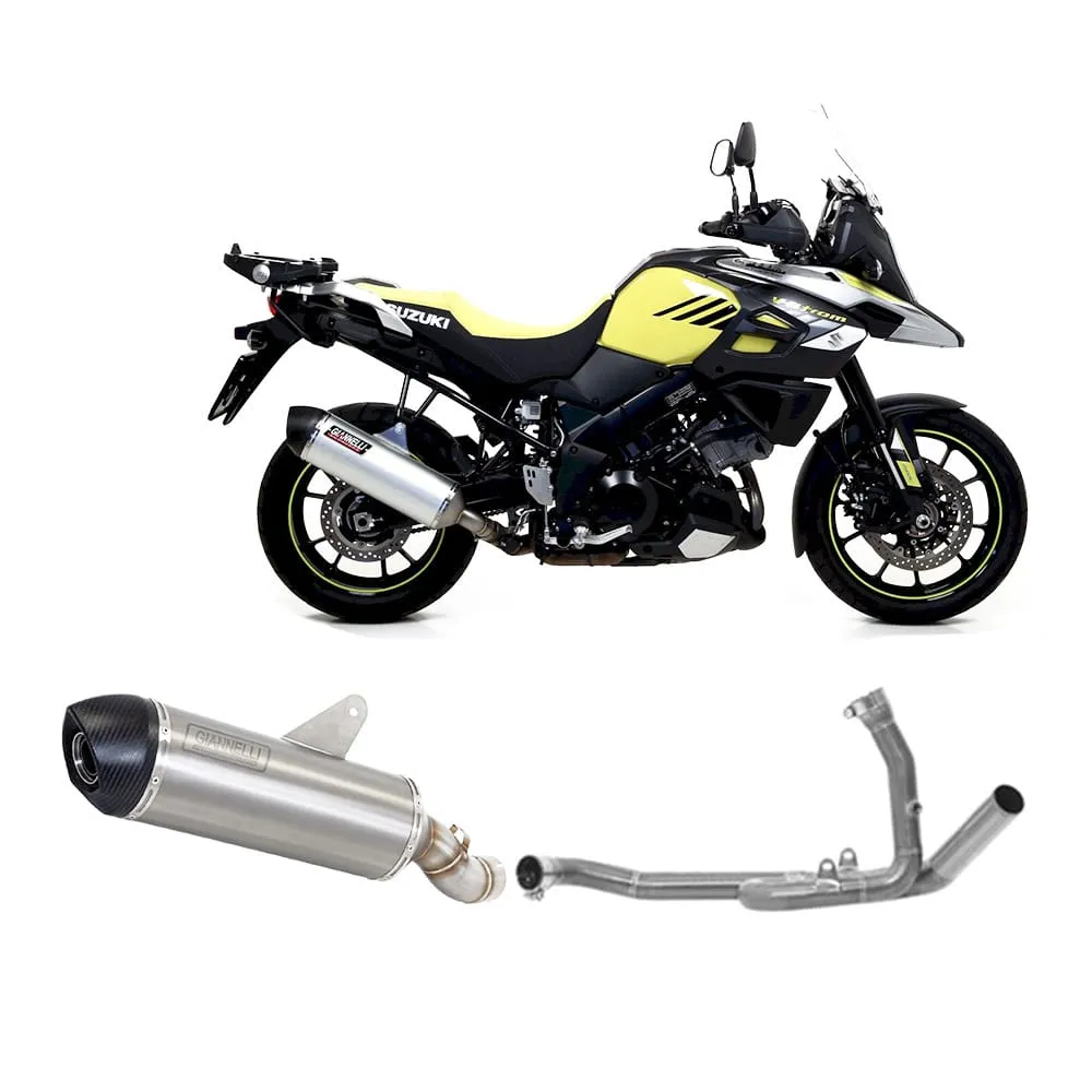 Impianto Scarico Completo No Cat Giannelli Allum Suzuki V-strom 1000 2017 > 2020-73696A2Y--71218IN-107468
