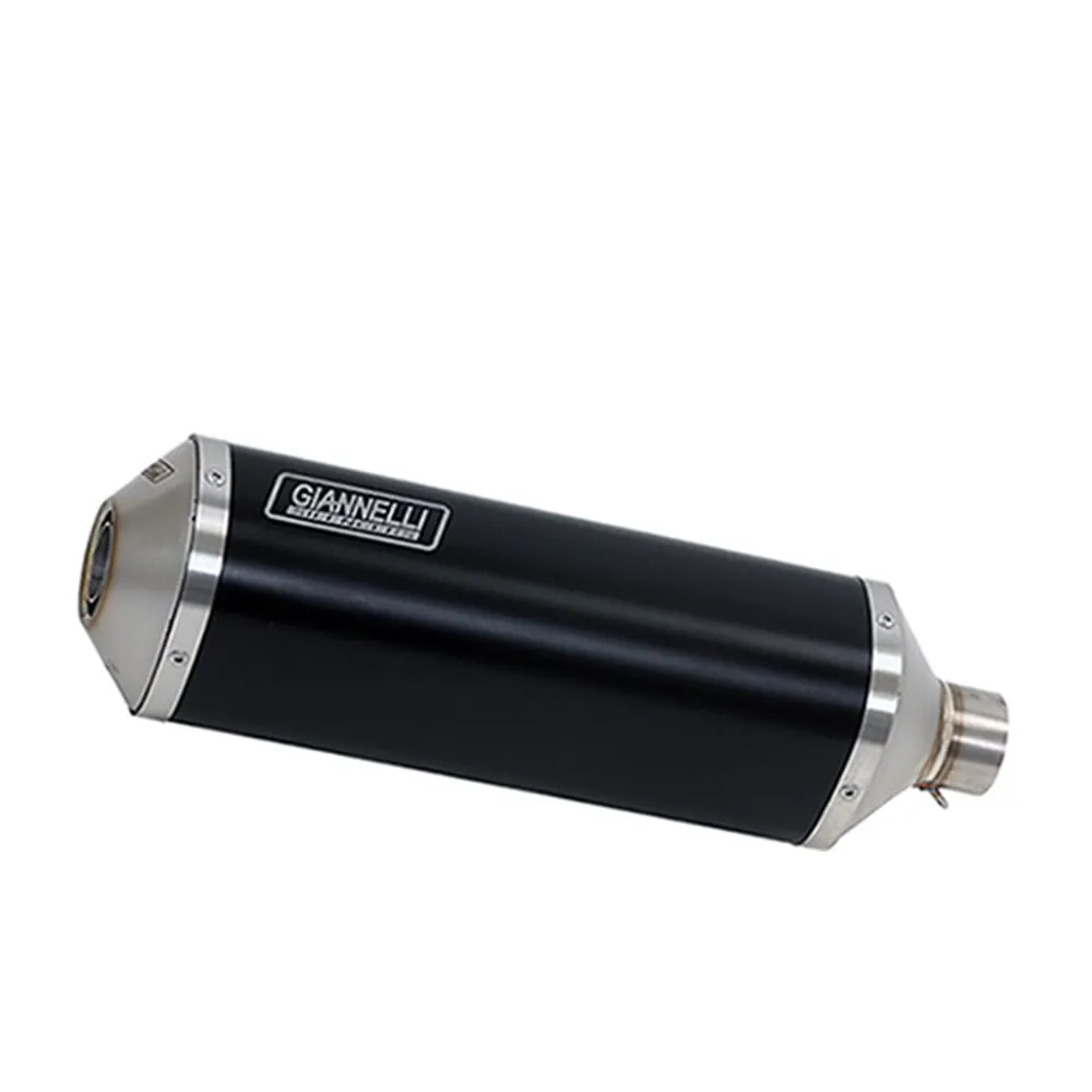 Terminale Scarico Giannelli Ipersport Alluminio Nero Honda Cbr1000rr 2008 > 2013-73734B6S-106971