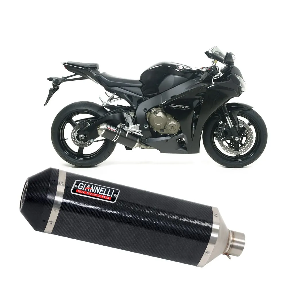 Terminale Scarico Giannelli Ipersport Fib Carbonio Honda Cbr 1000 Rr 2008 > 2013-73734C6SY-106967