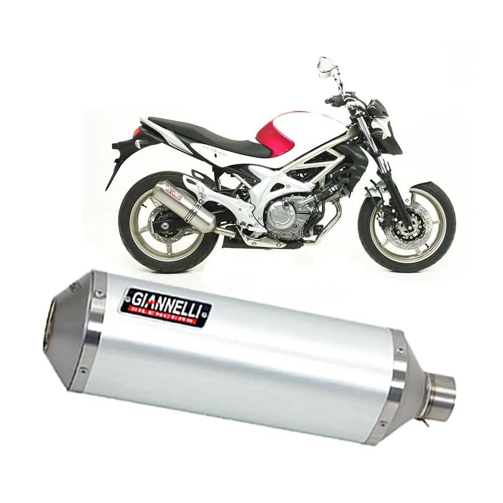 Terminale Scarico Giannelli Ipersport Allumin Suzuki Svf 650 Gladius 2009 > 2015-73756A6-107427
