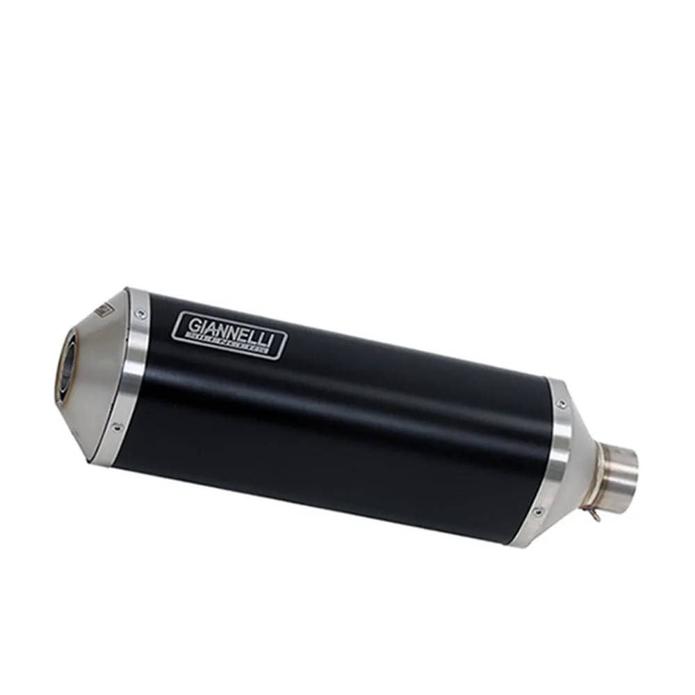 Terminale Scarico Giannelli Ipersport Alluminio Nero Honda Cbf 1000 2010 > 2013-73762B6S-106945