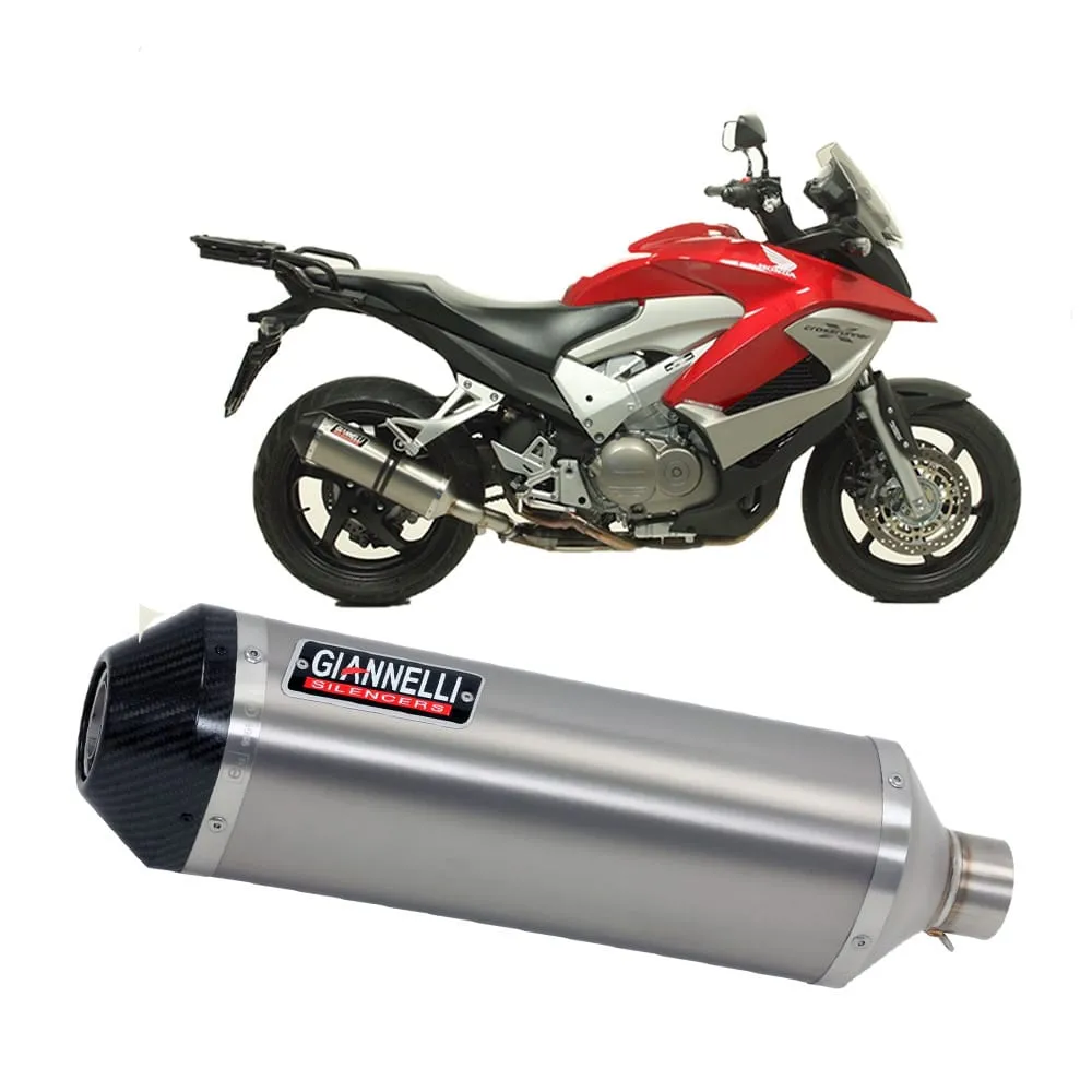 Terminale Scarico Giannelli Ipersport Titanio Honda Crossrunner 800 2011 > 2014-73777T6Y-106920