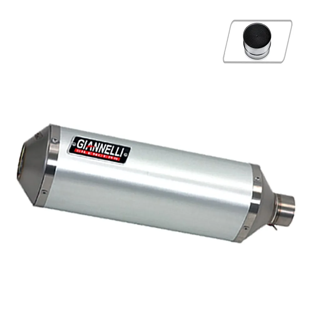 Terminale Scarico Giannelli Ipersport Alluminio + Cat Ktm Duke 125 2011 > 2016-73784A6S--70508CT-107212