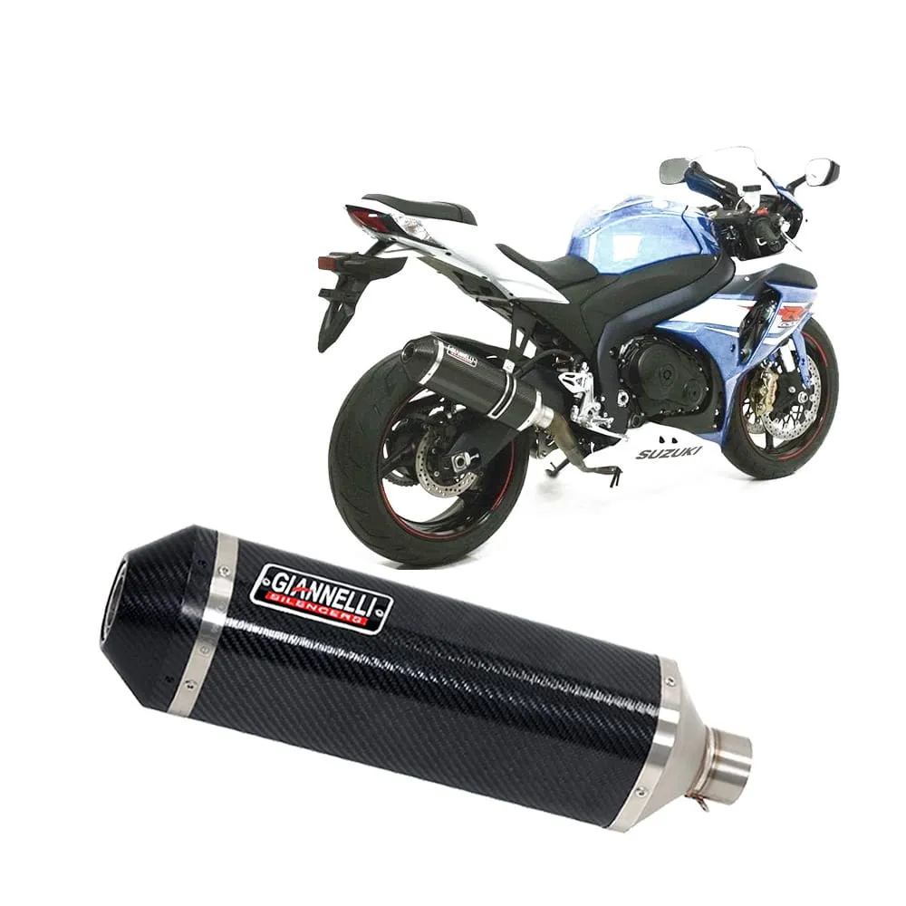 Terminale Scarico Giannelli Ipersport Fibr Carbonio Suzuki Gsxr 1000 2012 > 2016-73789C6Y-107476