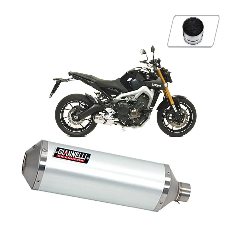 Scarico Completo Cat Giannelli Terminale Alluminio Yamaha Mt09 2013 > 2016-73808A6K--70506CT-107724