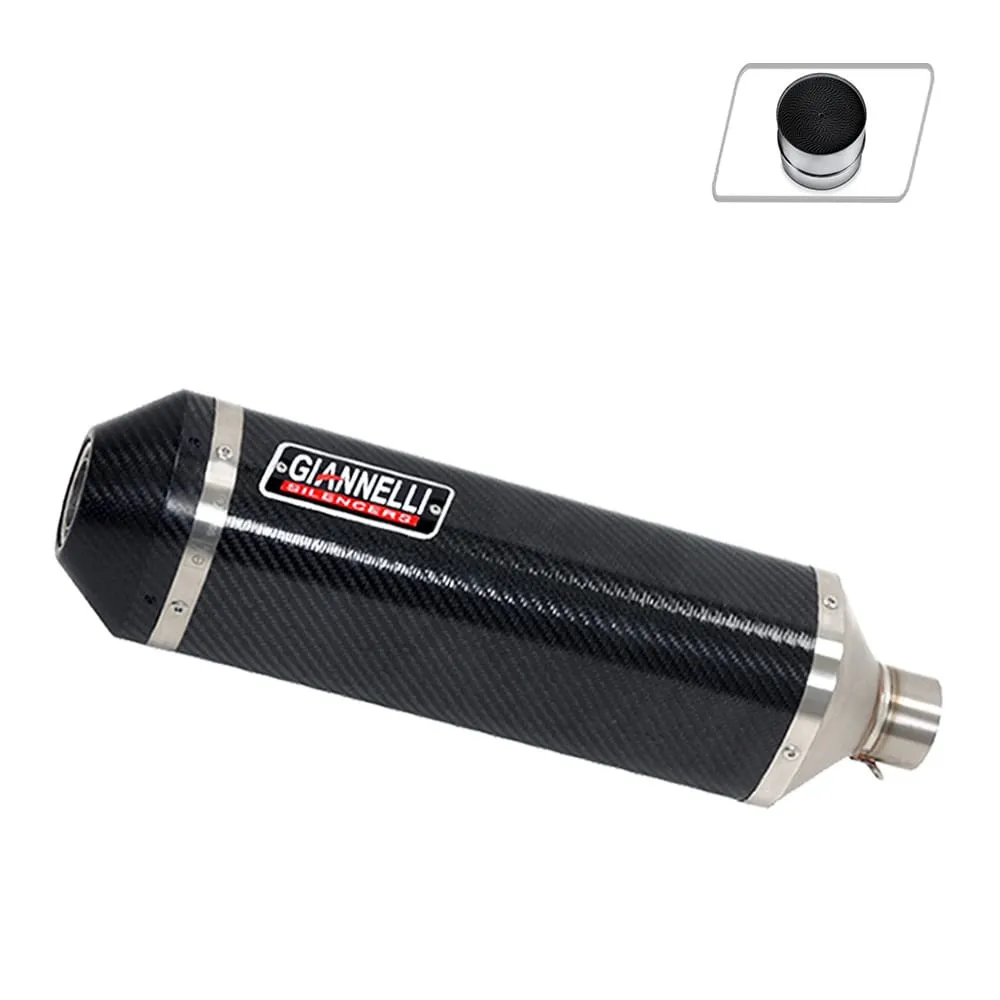 Scarico Completo Cat Giannelli Terminale Fibra Carbonio Yamaha Mt09 2013 > 2016-73808C6KY--70506CT-107723