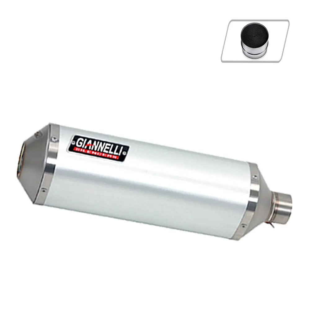 Terminale Scarico Giannelli Ipersport Alluminio + Cat Ktm Duke 390 2013 > 2016-73810A6S--70506CT-107255