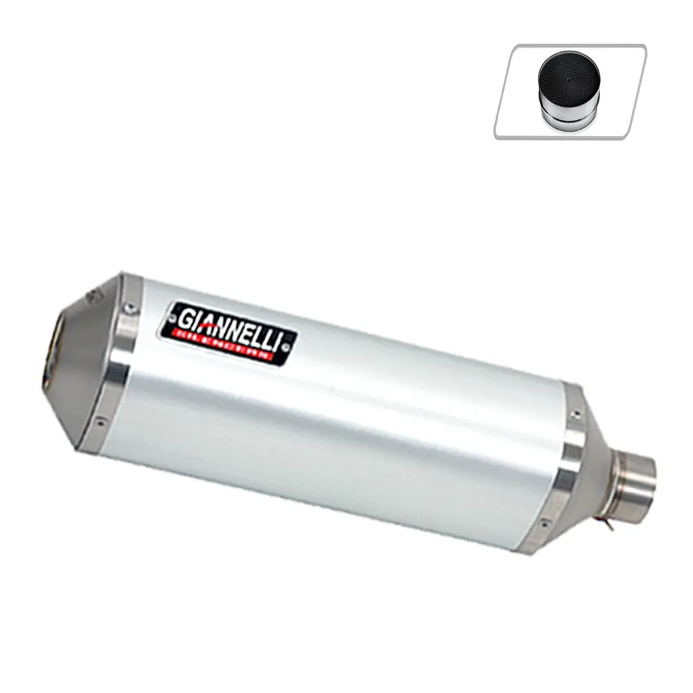 Scarico Completo Terminale Alluminio + Cat Giannelli Honda Cb 650 F 2014 > 2016-73816A6K--70506CT-106865