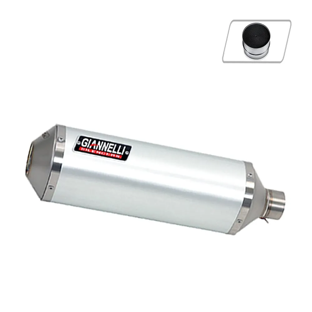 Scarico Completo Terminale Alluminio + Cat Giannelli Yamaha Mt 125 2014 > 2016-73817A6K--70512CT-107528