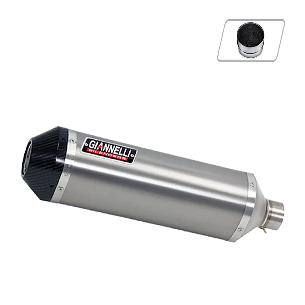 Terminale Scarico Giannelli Ipersport Titanio + Cat Ktm Rc 125 2015 > 2016-73820T6SY--70506CT-107242