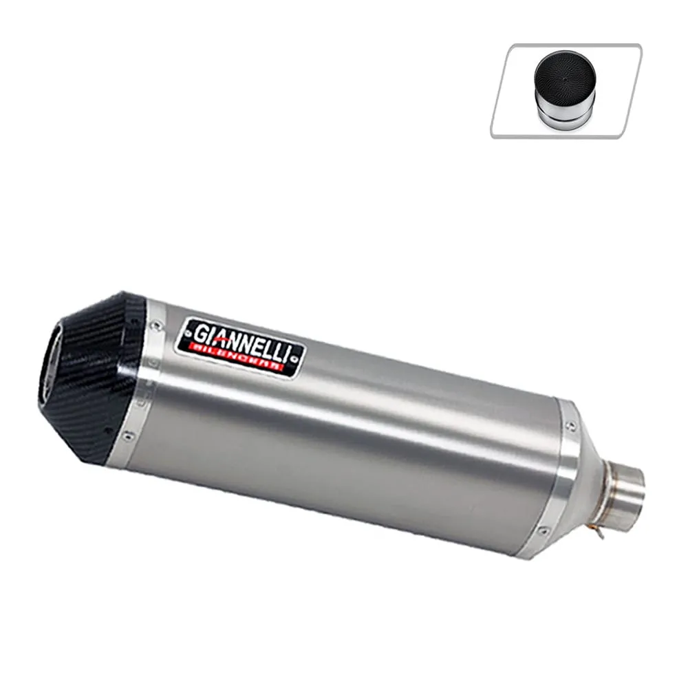 Terminale Scarico Giannelli Ipersport Titanio + Cat Ktm Rc 390 2015 > 2016-73820T6SY--70506CT-107270