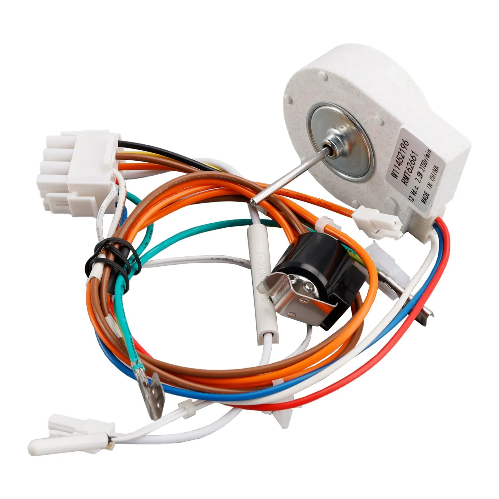 Moteur de ventilateur d'évaporateur de réfrigérateur (W11452196), pièce de rechange (W10514110, W11374554)