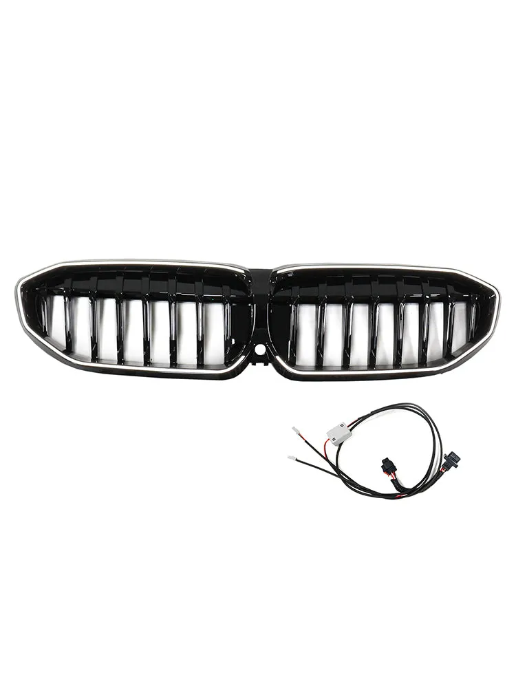 Grille de calandre noire brillante pour BMW Série 3 G20 2019-2022 51138072085