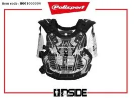 POLISPORT 8001000004 PETTORINA XP1 MINI TRASPARENTE/NERO/TRASPARENTE