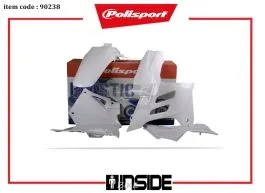 POLISPORT 90238 KIT PLASTICHE GAS GAS ENDURO BASE BIANCO